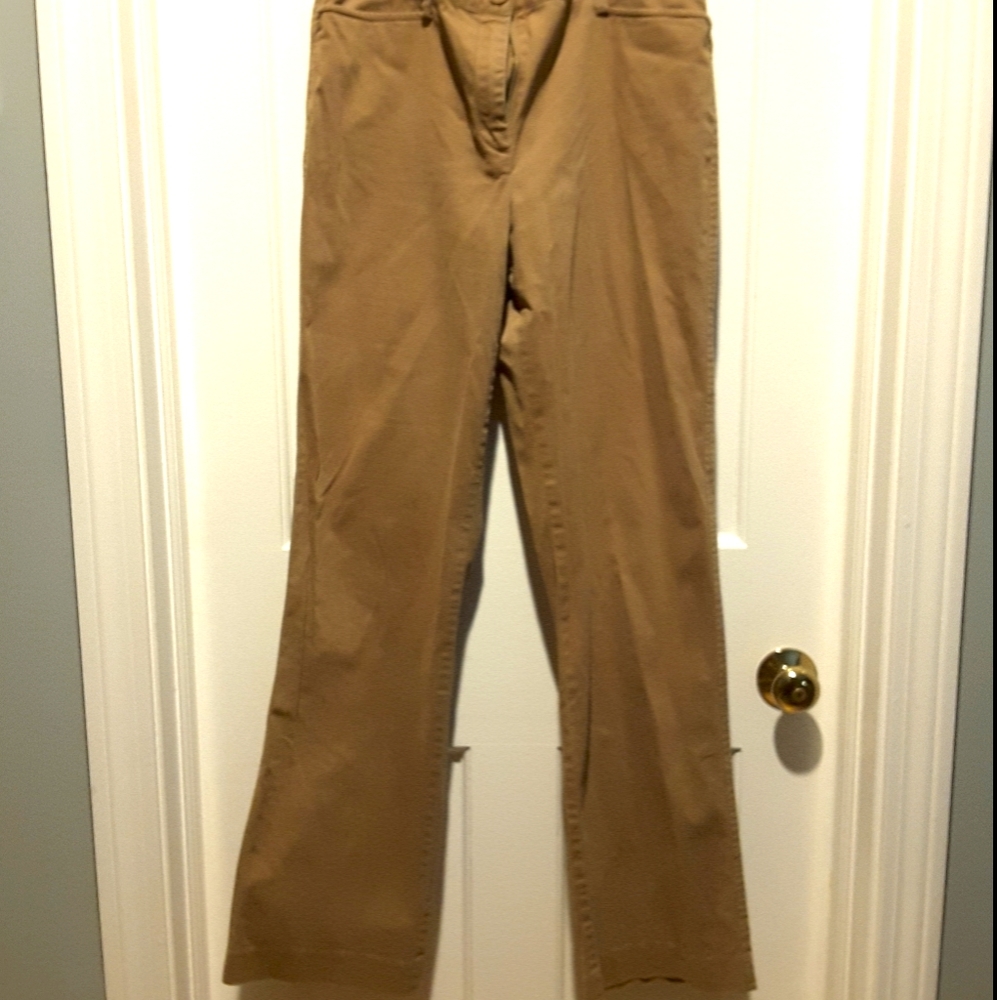 Talbots brown pants size 8